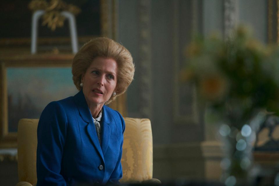 Gillian Anderson as Margaret Thatcher in The Crown - Des Willie/Netflix