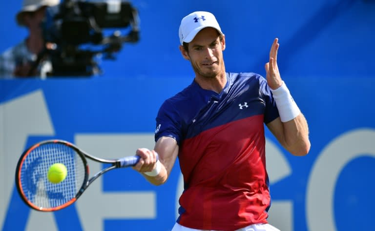 Andy Murray (pictured) lost to journeyman Australian Jordan Thompson in the first round of Queen's in London