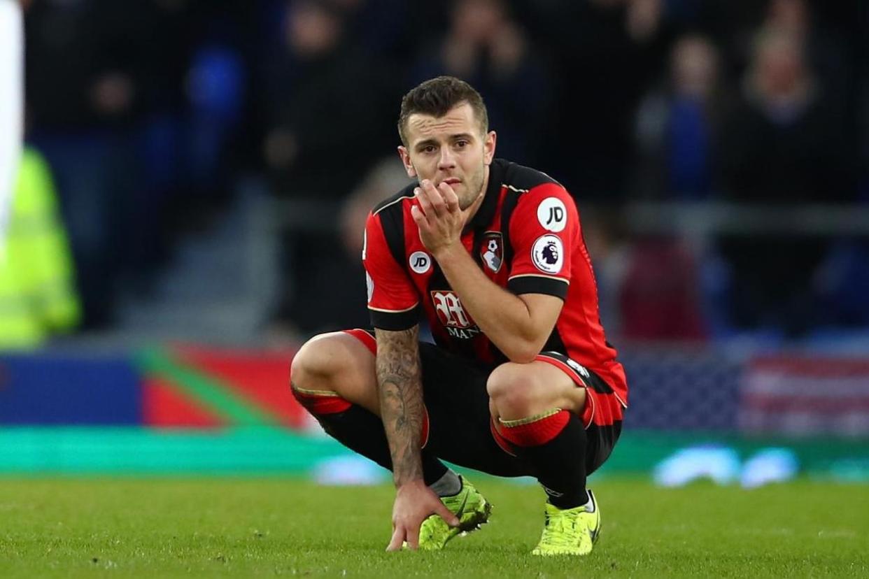 Injured | Jack Wilshere is entering the final year of his current deal: Clive Brunskill/Getty Images