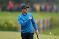 Golf - European Tour - BMW PGA Championship - Wentworth Club, Virginia Water, Britain - May 24, 2018 Northern Ireland's Rory McIlroy reacts during the first round Action Images via Reuters/Peter Cziborra