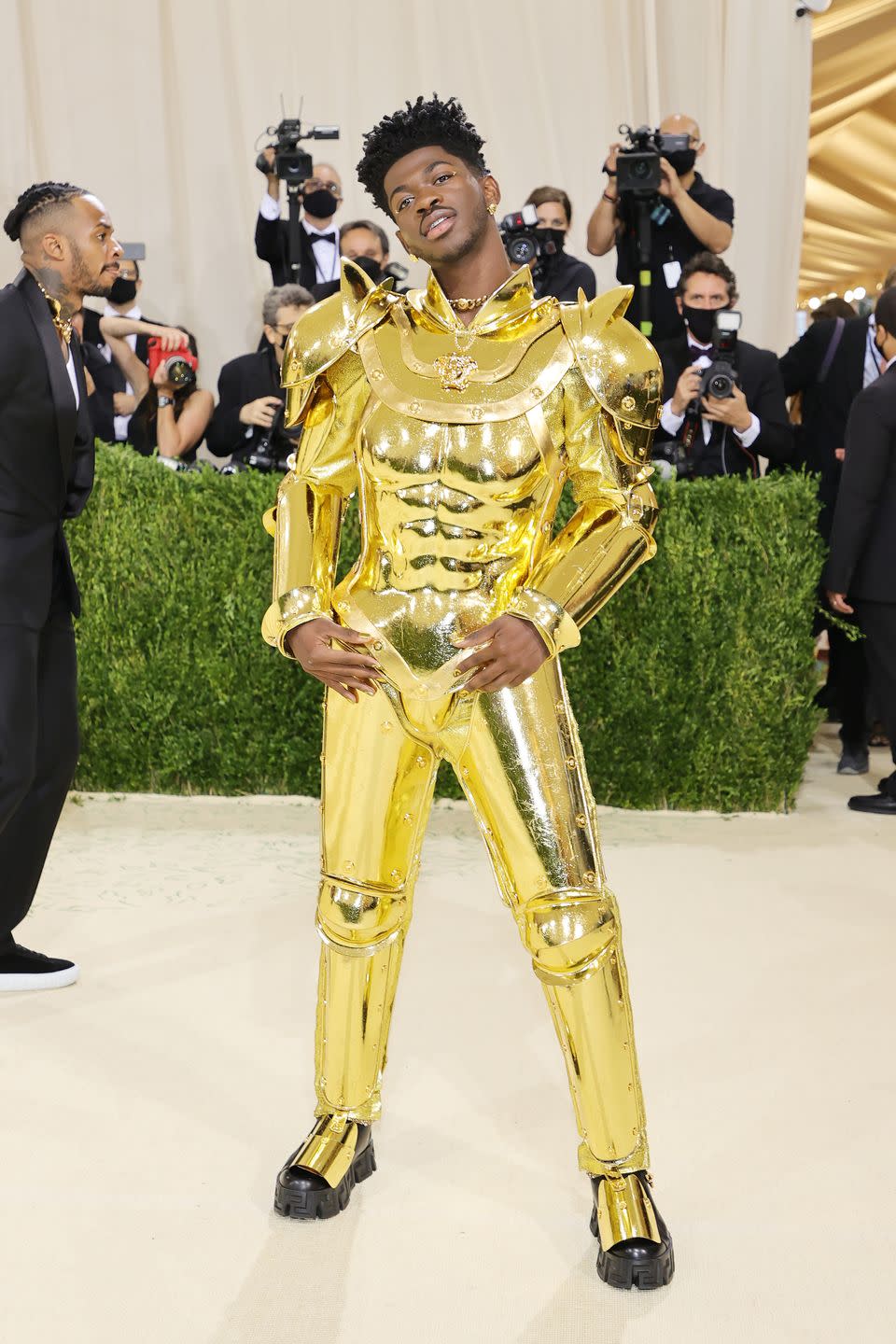 2) Lil Nas X in Atelier Versace