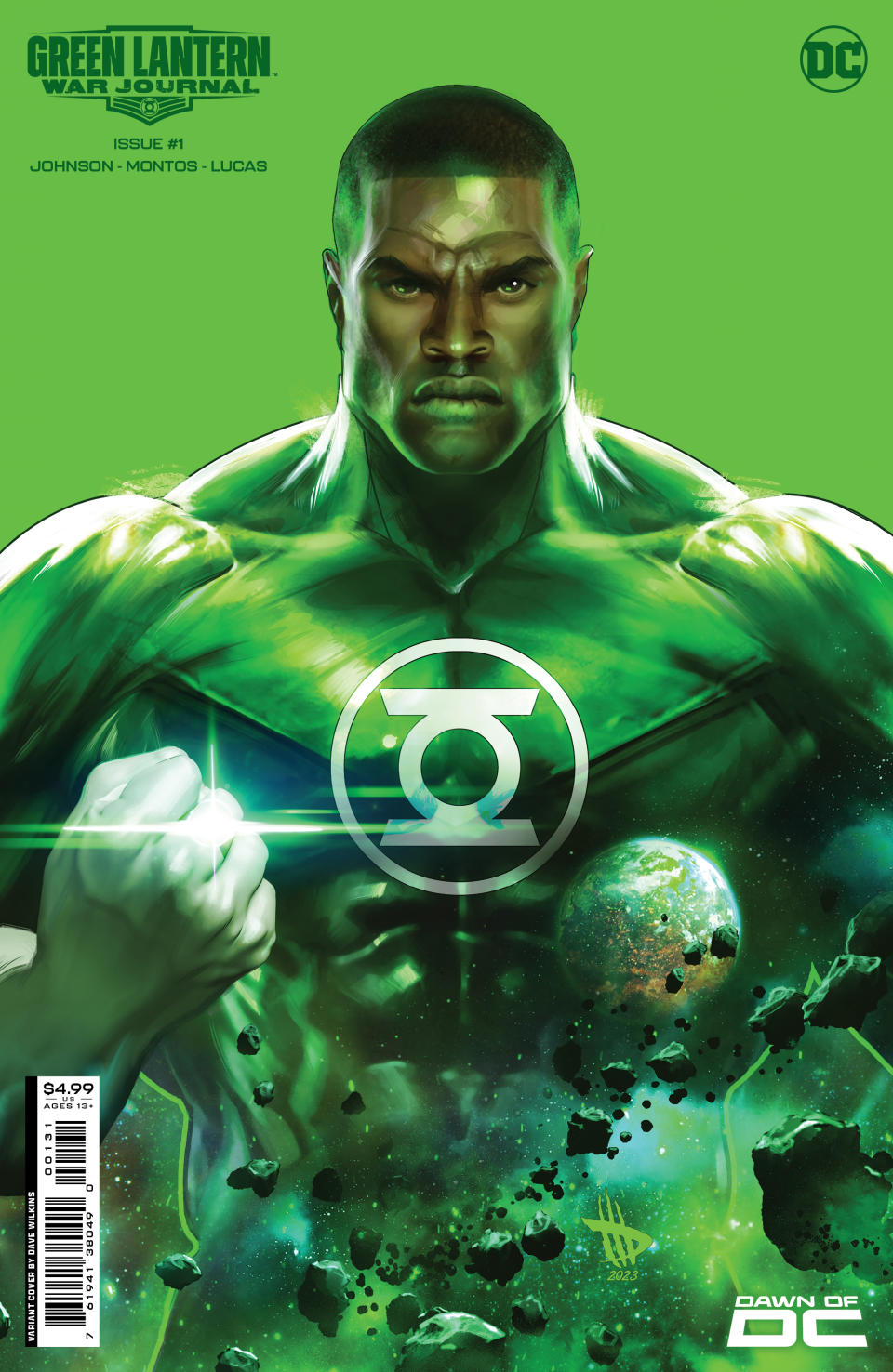 Covers for Green Lantern: War Journal #1.