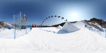 <p>Marcus Kleveland of Norway takes part in a Slope Style training session during previews ahead of the PyeongChang 2018 Winter Olympic Games at the Phoenix Snow Park on February 8, 2018 in Pyeongchang-gun, South Korea. (Photo by Dan Istitene/Getty Images) </p>