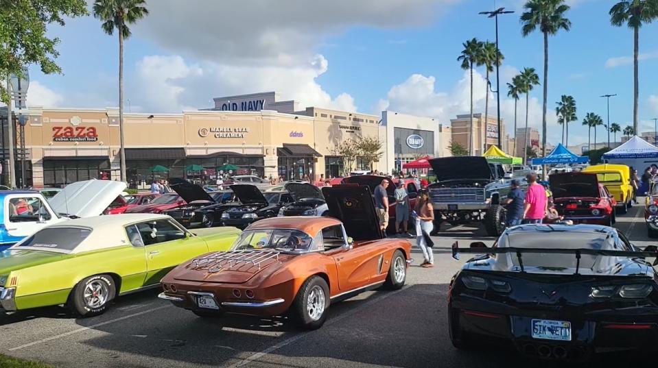 The Waterford Lakes Town Center hosted a Veterans Day Back to the Classics car show.