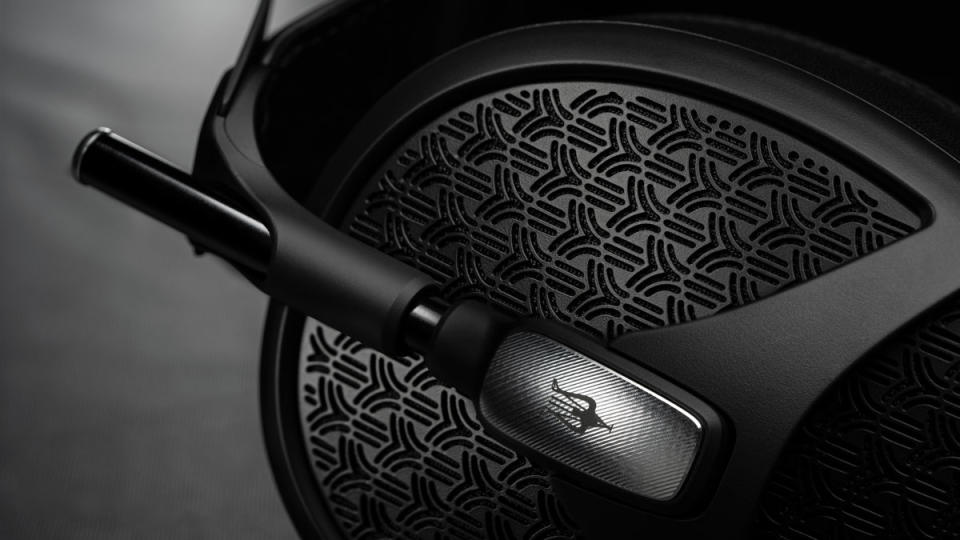 A close-up of the Empyrean II headphones from Meze Audio.