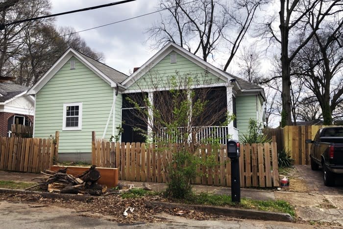 Zachary Anderson entered into a contract-for-deed agreement for this home in southwest Atlanta. (Alana Semuels / The Atlantic)
