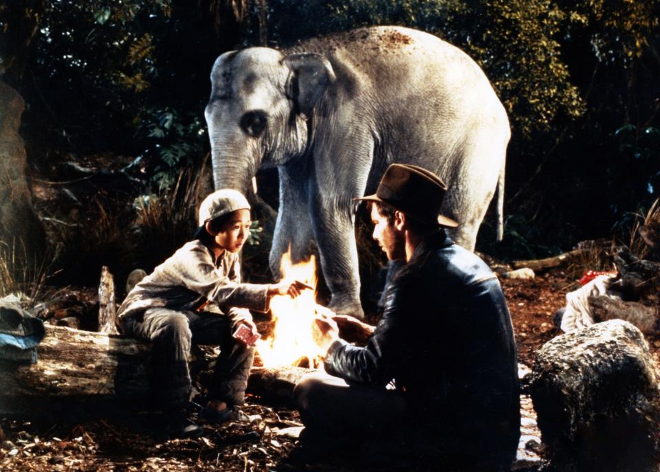 Indiana Jones and the Temple of Doom  Year : 1984 USA Director : Steven Spielberg Harrison Ford, Jonathan Ke Quan