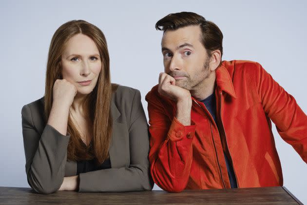 Catherine Tate and David Tennant (Photo: Alistair Heap/BBC Studios via PA Media)