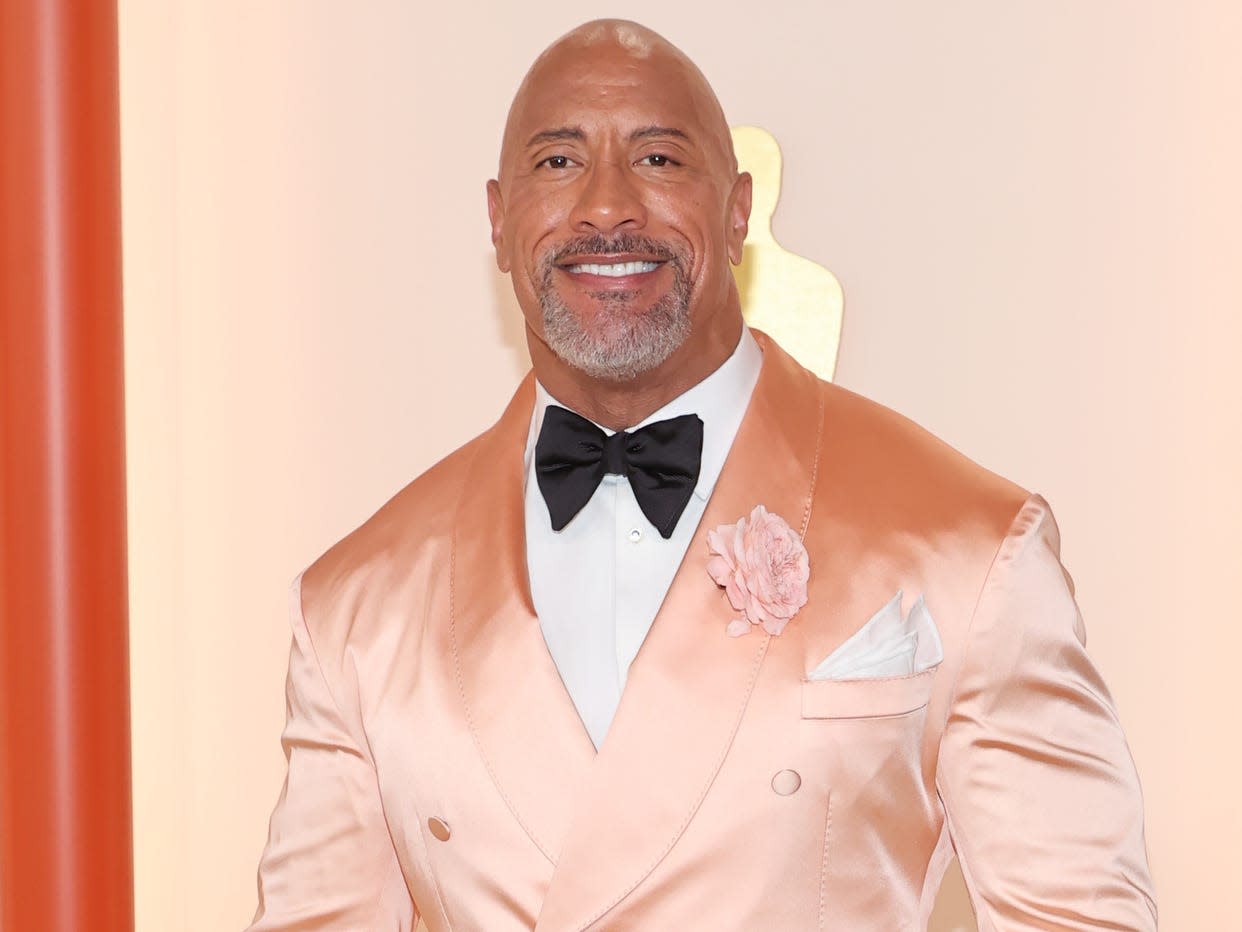 Dwayne Johnson in 2023.