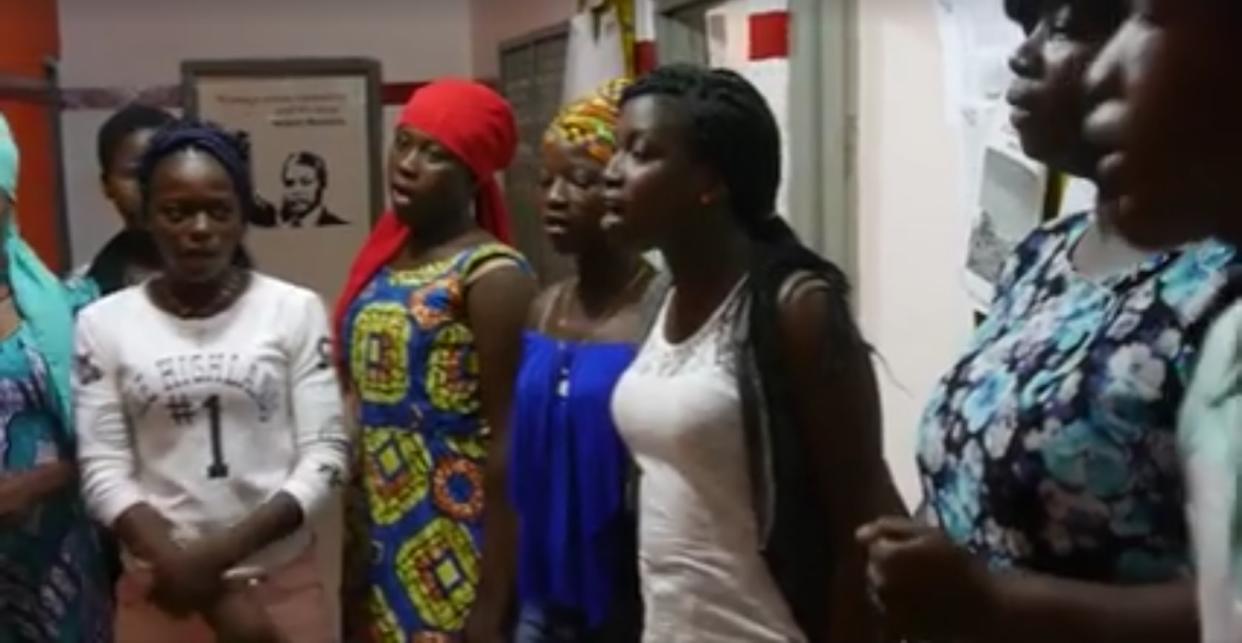 Here’s a group of women in Ghana singing the powerful Women’s March anthem, “I Can’t Keep Quiet”