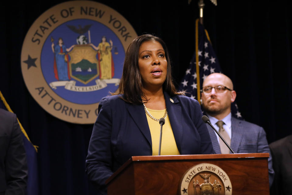 New York politics watchers are speculating that state Attorney General Letitia "Tish" James, whose January report kicked off the nursing home scandal, could mount a primary challenge to Cuomo in 2022. (Photo: Photo by Spencer Platt/Getty Images)