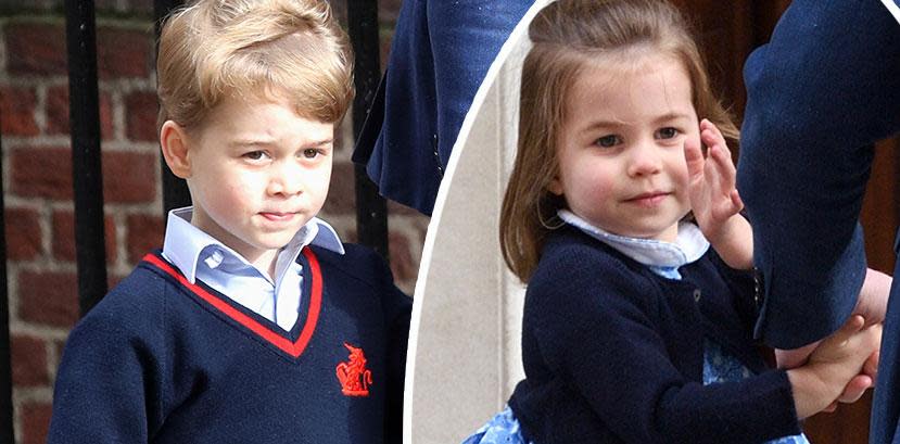 <p>George and Charlotte are too cute on royal baby visit</p>