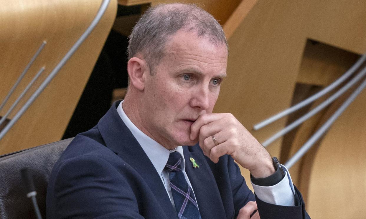 <span>Matheson quit as health secretary in February after admitting his sons had used his work iPad to watch football while on holiday.</span><span>Photograph: Jane Barlow/PA</span>