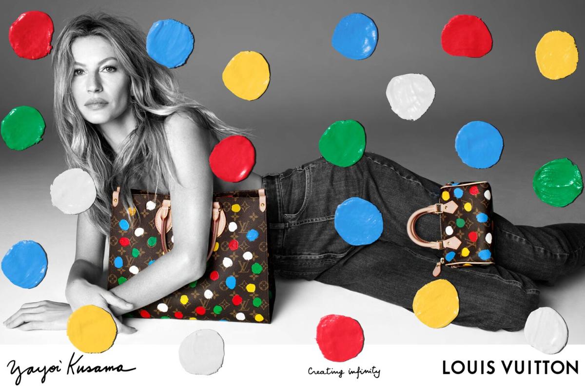 Gisele Bundchen goes topless in colorful Louis Vuitton campaign