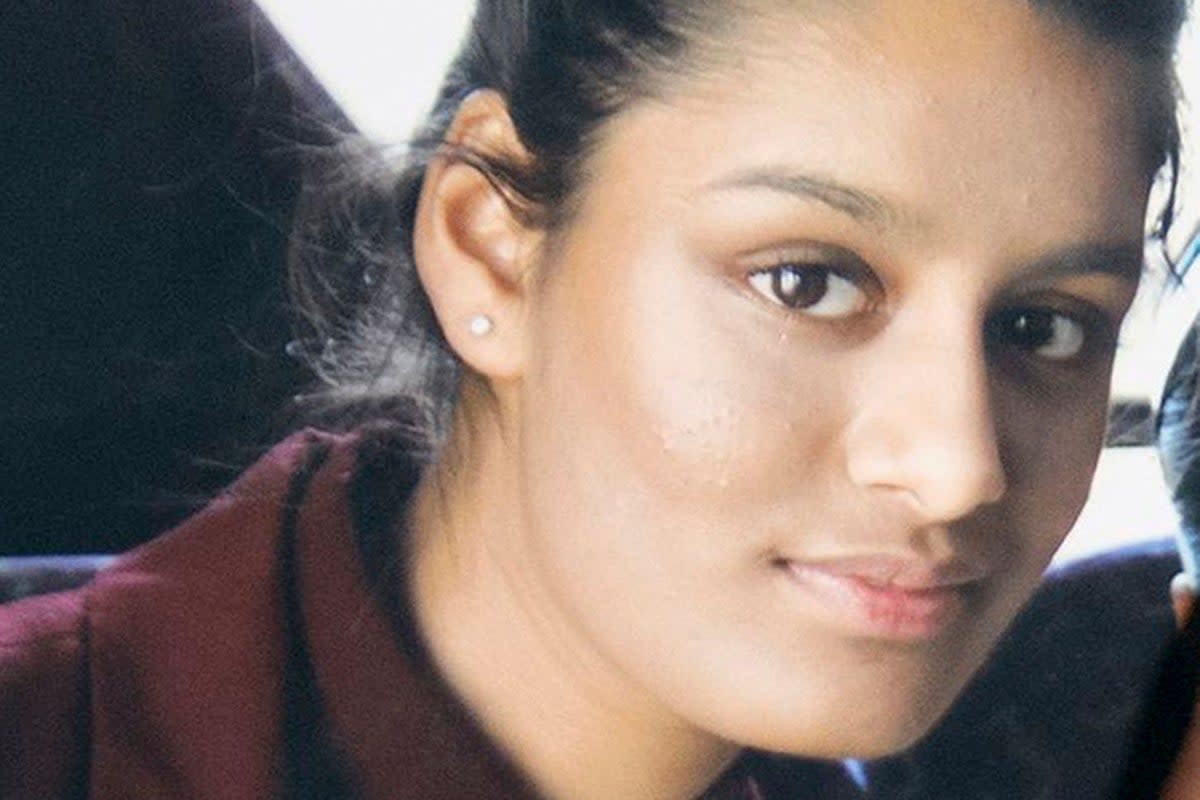 Shamima Begum's lawyers claim she was trafficked to Syria (PA Archive)