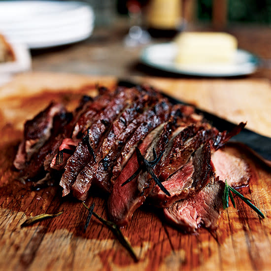 Grilled Leg of Lamb with Garlic and Rosemary