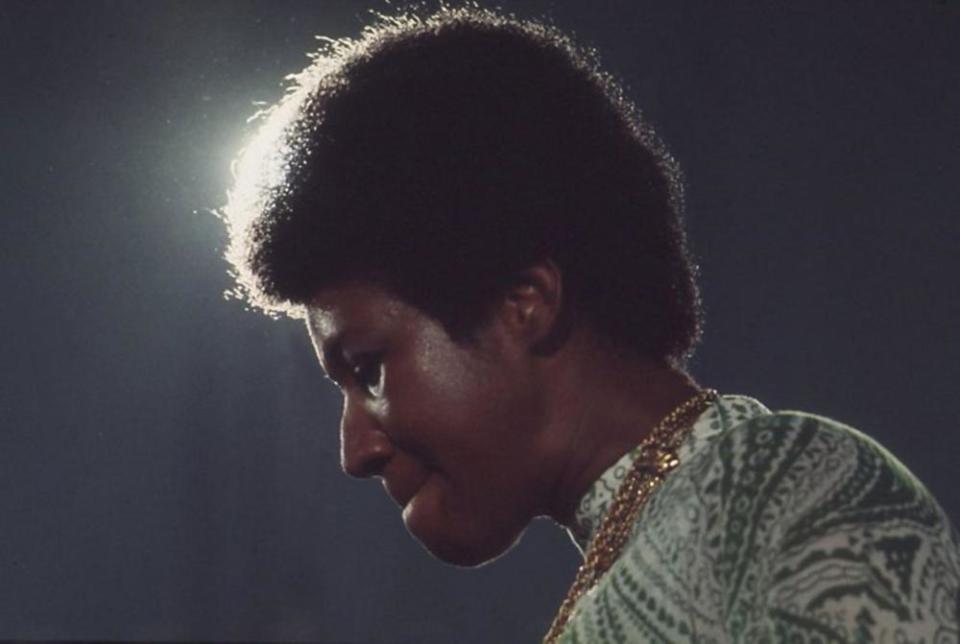 Aretha Franklin in Amazing Grace.