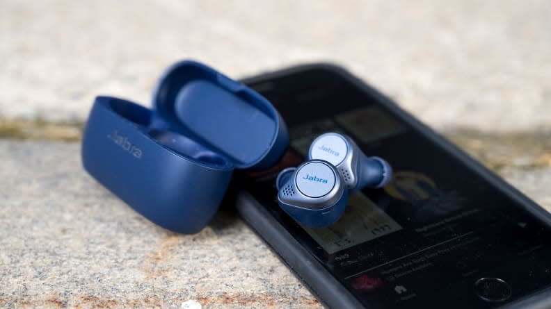 The Jabra Elite Active 75t are our top pick for workout headphones—and they're on sale right now.