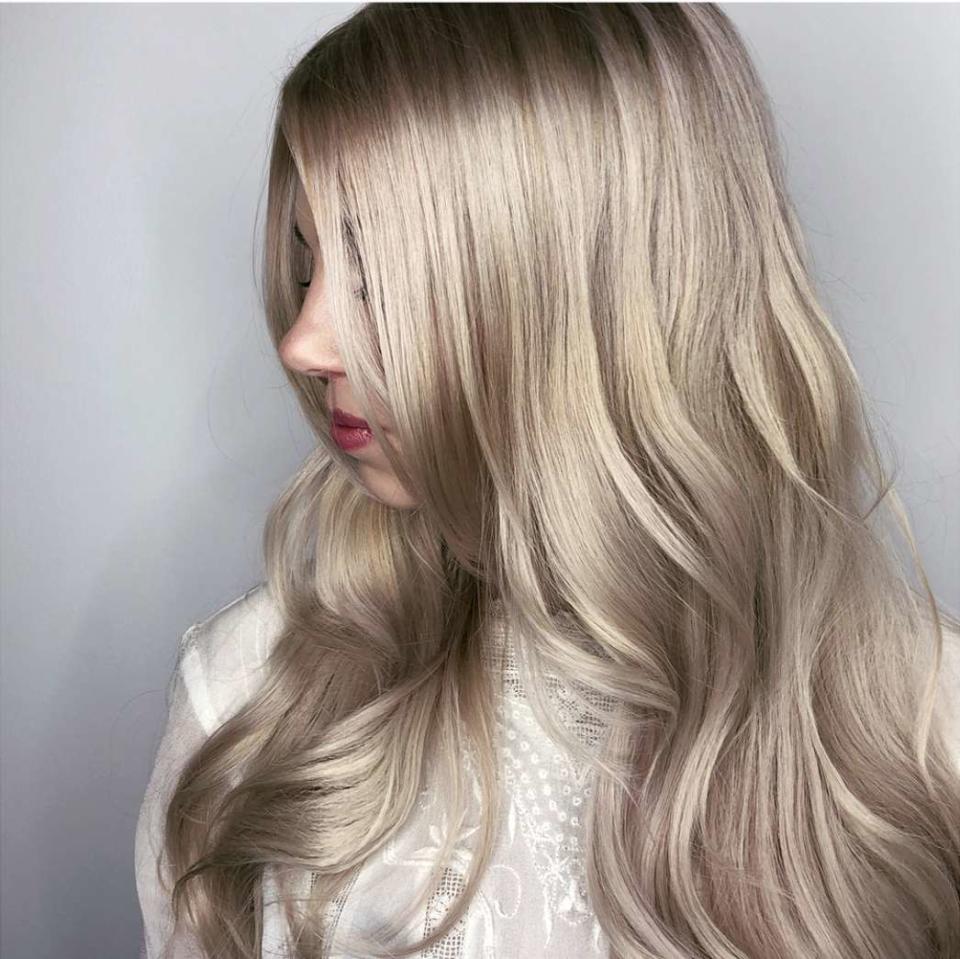 Pearl blonde hair