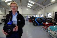 Saietta startup tests an electric vehicle platform with prototype axial flux electric motors, in Upper Heyford