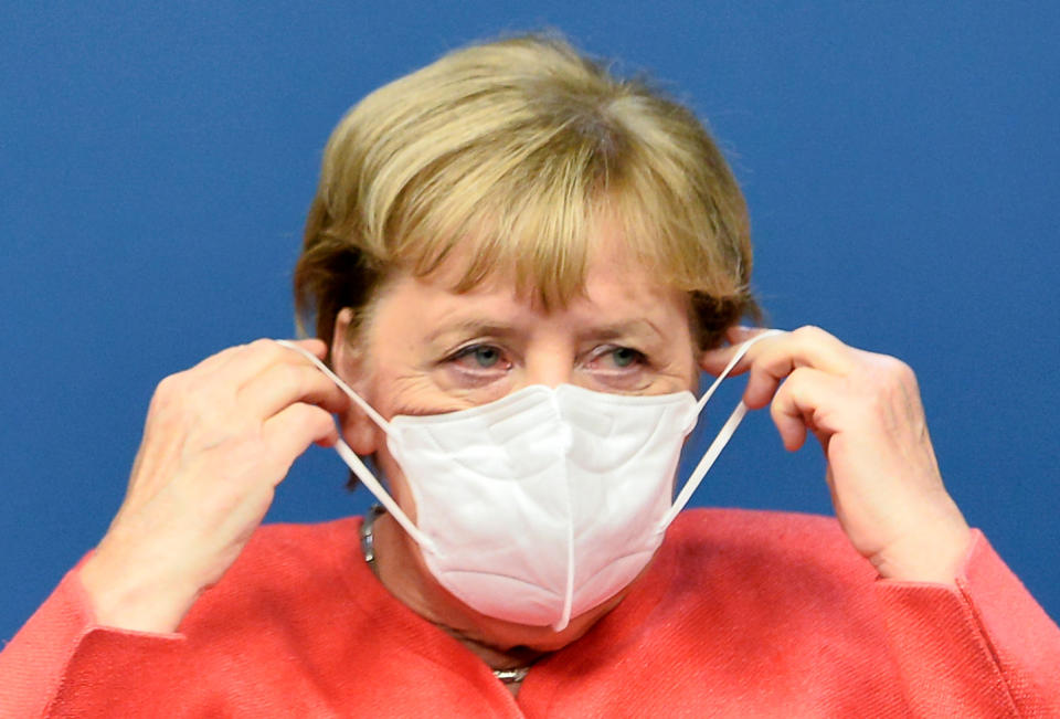 Angela Merkel auf dem EU-Gipfel am 2. Oktober (Bild: Reuters/Johanna Geron/Pool)