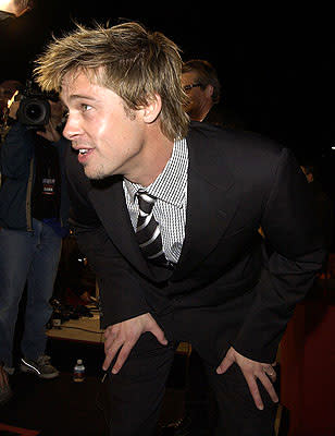 Brad Pitt at the Westwood premiere of Warner Brothers' Ocean's Eleven