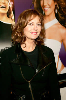 Susan Sarandon at the New York premiere of Miramax Films' Shall We Dance?