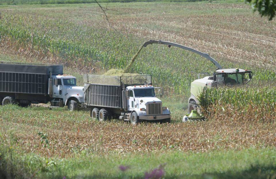 Dry conditions this summer have forced many cornfields across Ohio to be harvested as early as the first week of September.