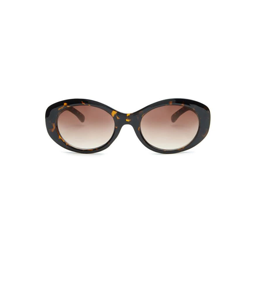 <p>Small oval sunglasses, $8, <a rel="nofollow noopener" href="https://www.forever21.com/us/shop/Catalog/Product/f21/acc_glasses/1000166265" target="_blank" data-ylk="slk:forever21.com;elm:context_link;itc:0;sec:content-canvas" class="link ">forever21.com</a> </p>