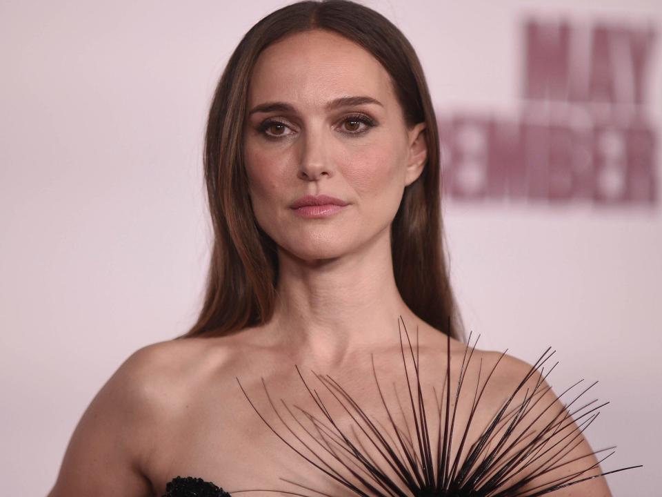 Natalie Portman at the premiere of "May December" in November 2023.