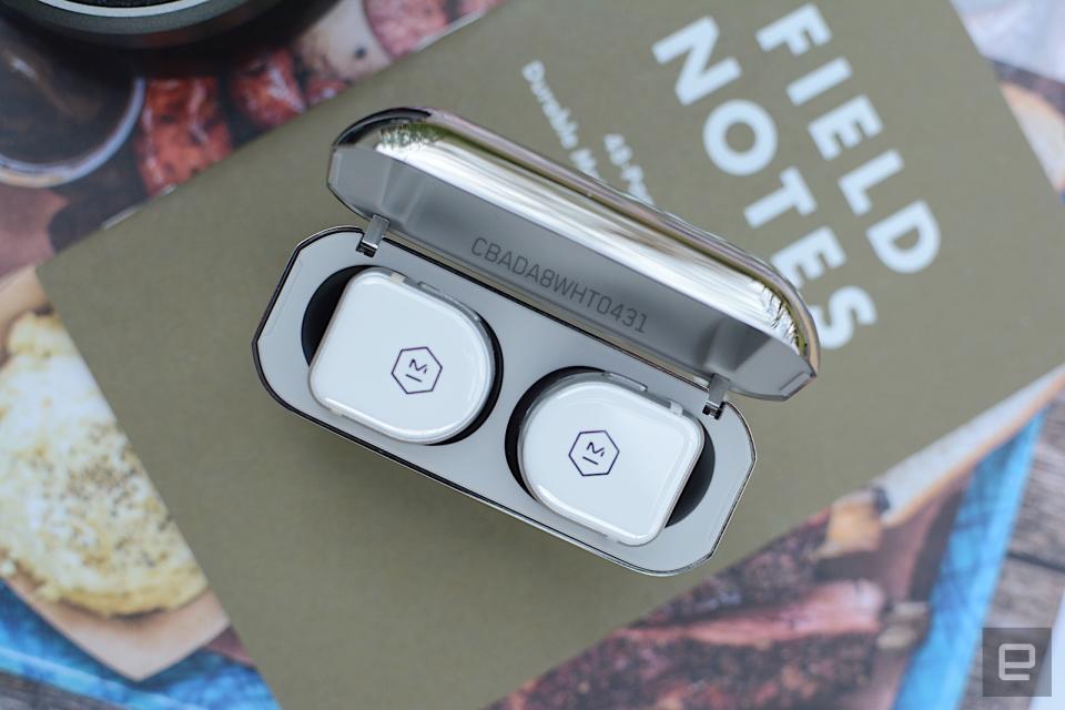 With its latest true wireless earbuds, Master & Dynamic continues to refine its initial design. The company improved its natural, even-tuned trademark sound to create audio quality normally reserved for over-ear headphones. There are some minor gripes, but M&D covers nearly all of the bases for its latest flagship earbuds, which are undoubtedly the company’s best yet.