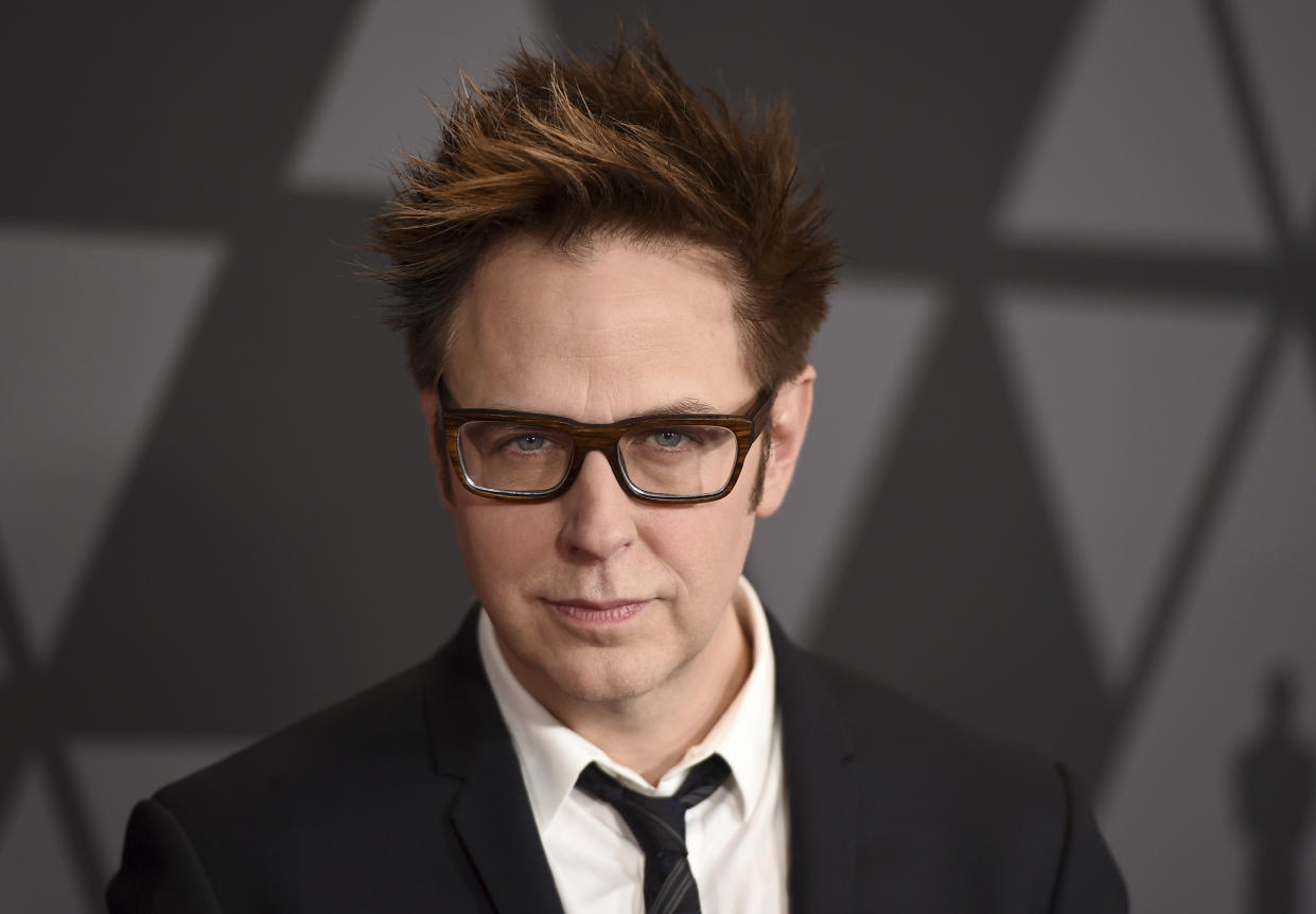 James Gunn arrives at the 9th annual Governors Awards at the Dolby Ballroom on Saturday, Nov. 11, 2017, in Los Angeles, Calif. (Photo by Jordan Strauss/Invision/AP)