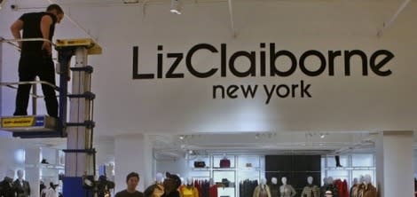 A Liz Claiborne department store display.