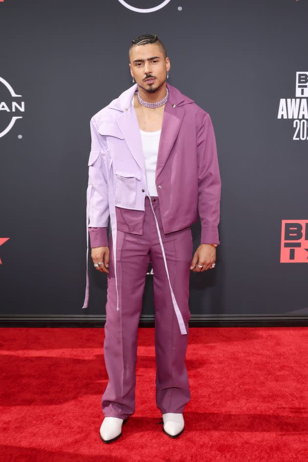 Quincy Brown attends the 2022 BET Awards. (Photo: Amy Sussman via Getty Images)