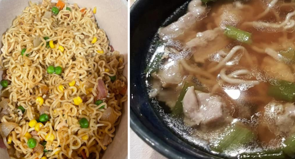 Group members shared simple ideas from easy frozen veg mix-ins to savoury dumpling soups. Photo: Facebook/$10 Meals Australia 