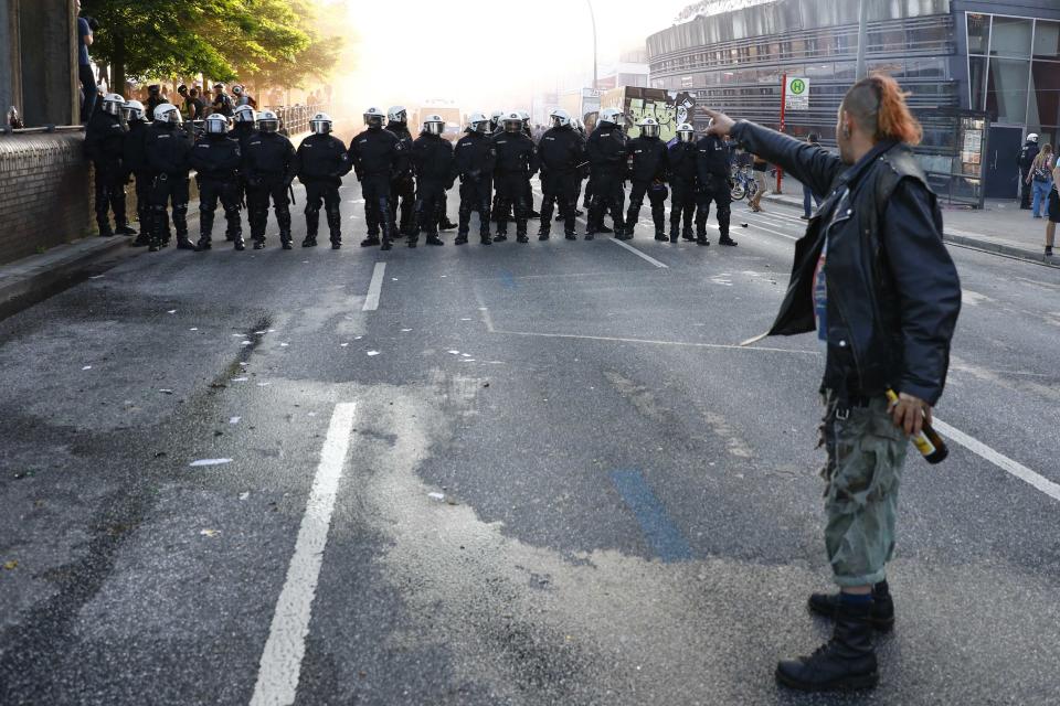 Demonstrationen, Gewalt und Gipfeltreffen – die Bilder von G20 in Hamburg