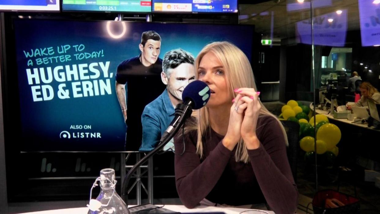 Erin Molan  talks about ex-fling Dom Purcell. Picture: 2DayFm