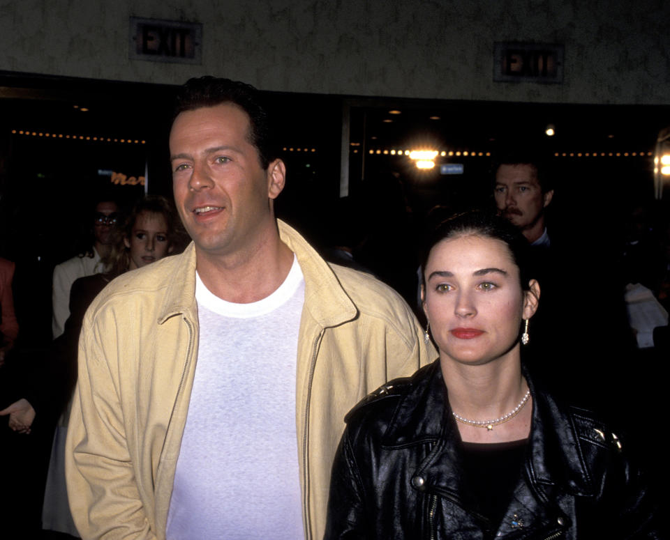 Demi Moore celebró el 67 cumpleaños de Bruce Willis el 19 de marzo.  (Foto: Colección Jim Smile / Ron Gallella por Getty Images)