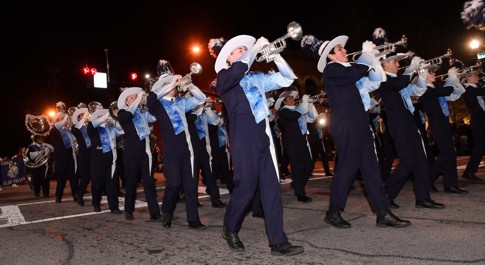 This file photo shows the Spartanburg Christmas Parade in downtown Spartanburg on Dec. 13, 2022.