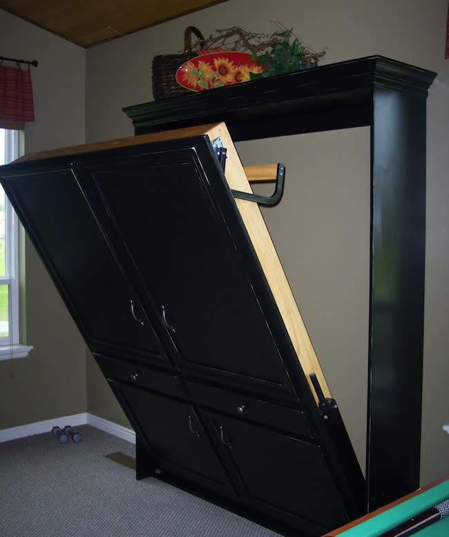 DIY Murphy Bed - Opening