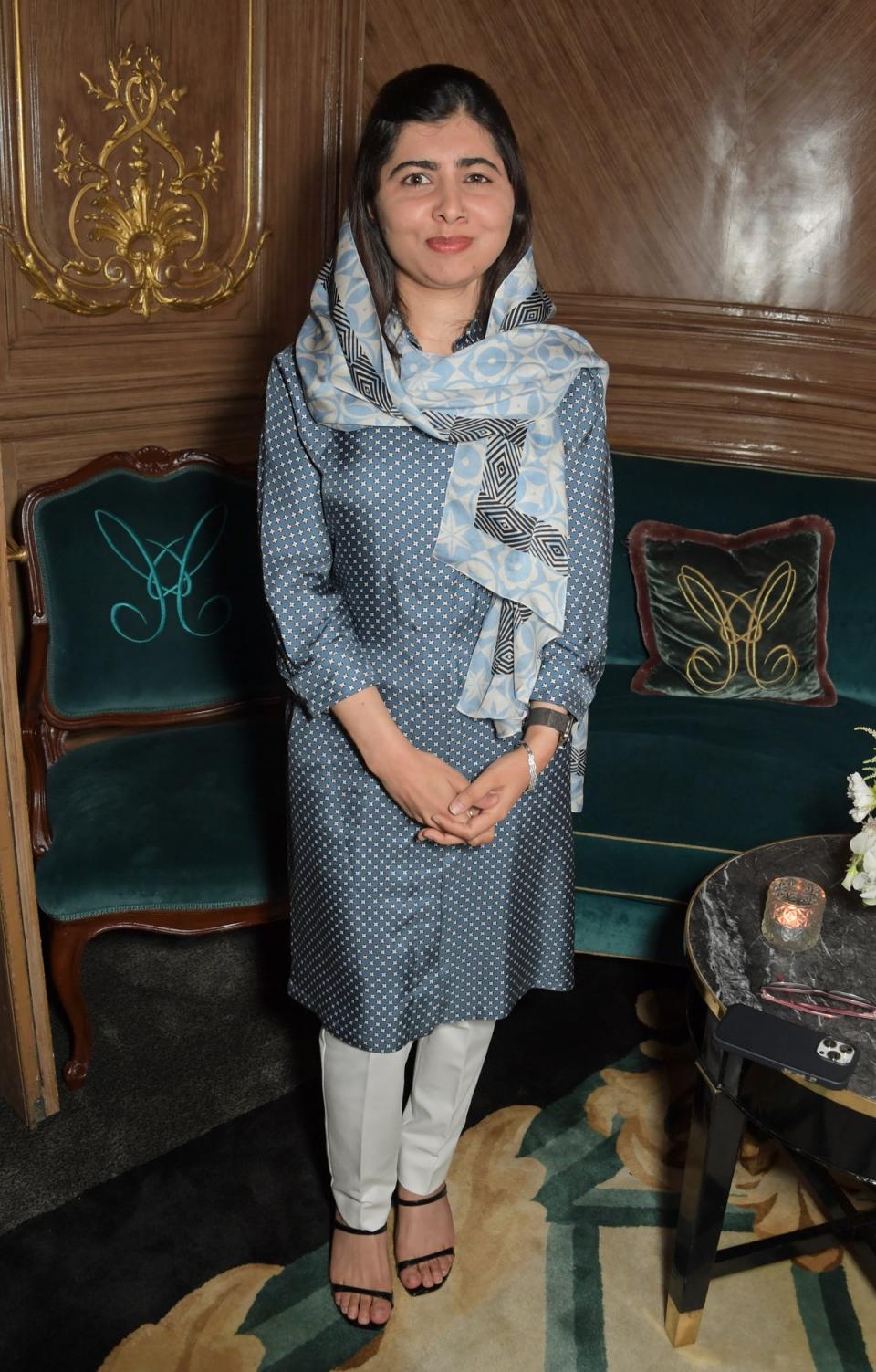 Malala Yousafzai attends a celebration of Edward Enninful's new memoir 