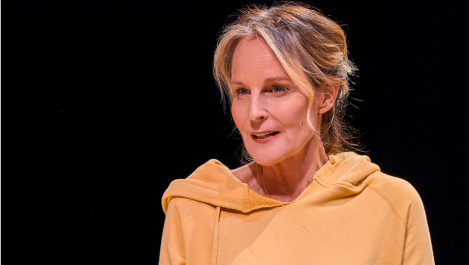 Helen Hunt in “Eureka Day” at The Old Vic. Photo by Manuel Harlan