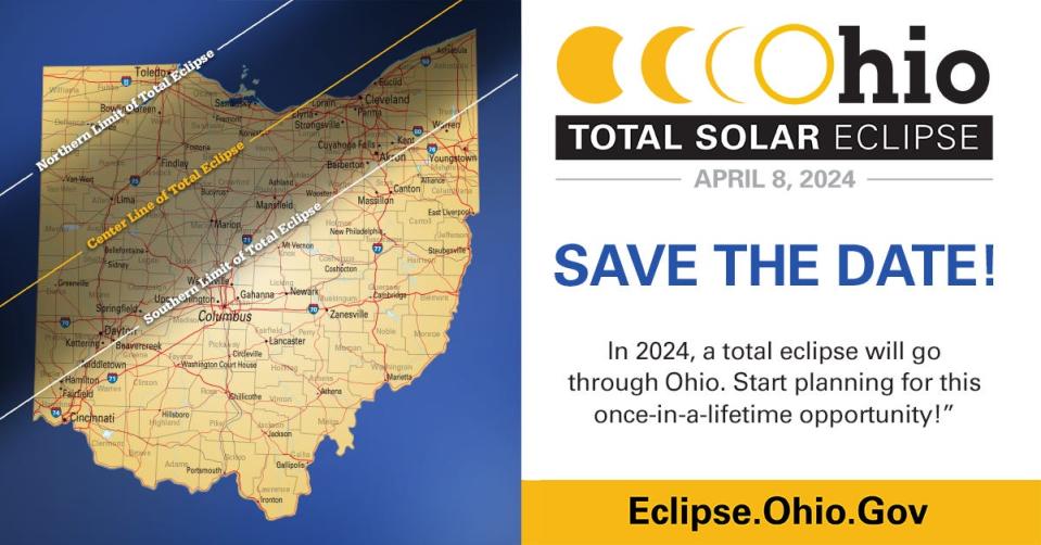 The state has already started planning for the eclipse with a website detailing resources and more at eclipse.ohio.gov.
(Photo: State of Ohio)