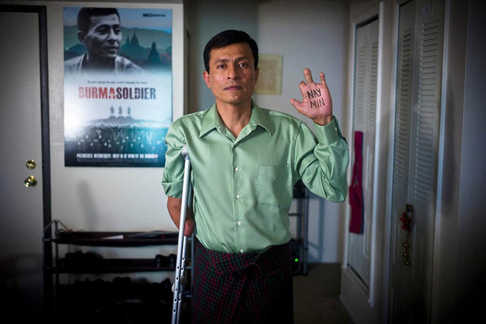 Myo Myint, former engineer in the Burmese army and member of the National League for Democracy (NLD), was arrested in 1989 and sentenced to 15 years in prison for his involvement in the mass uprising of 1988. He spent 15 years in Insein, Tharawaddy and Taungoo prisons before his release in 2004. He fled to the Thai-Burma border before being resettled in the U.S. His life story has been portrayed in the documentary film "Burma Soldier." Nay Min, a colleague of Myo Myint and reporter who was first jailed in 1989, was arrested again in 2004 and sentenced to 15 years in Tharawaddy prison. He was released under amnesty in October 2011. (Photo by James Mackay / enigmaimages.net) <br> <br> <a href="http://world.time.com/2012/09/19/aung-san-suu-kyis-world-portraits-of-burmese-dissidents-and-activists/#aung-san-suu-kyi-at-her-home-in-rangoon-burma" rel="nofollow noopener" target="_blank" data-ylk="slk:Click here to see the full collection at TIME.com;elm:context_link;itc:0;sec:content-canvas" class="link ">Click here to see the full collection at TIME.com</a>