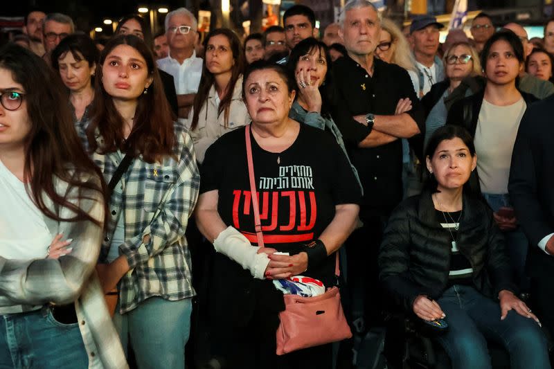 "Our Hope is Not Yet Lost" rally, in Tel Aviv