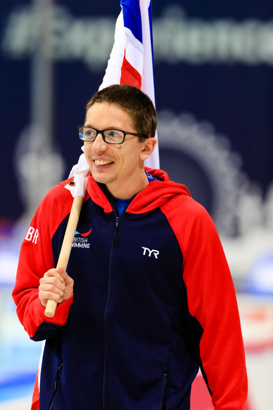 Scott Quin had flag-bearing honours at the 2019 World Para Swimming Allianz Championships (Picture:  Georgie Kerr/British Swimming)