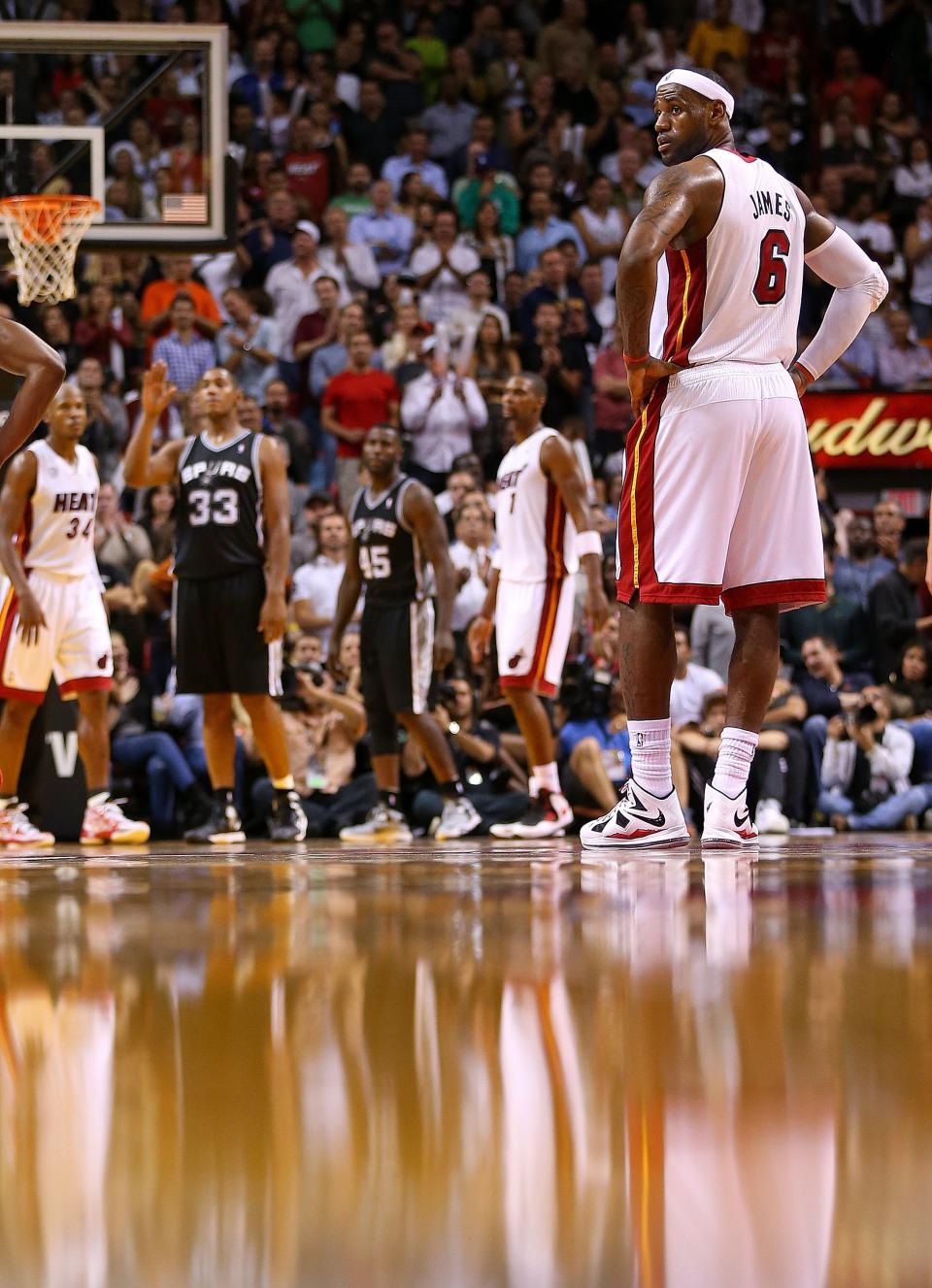 San Antonio Spurs v Miami Heat