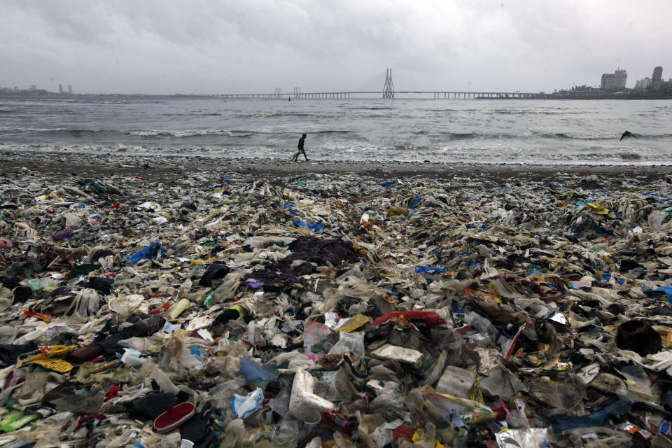 plastic waste india oceans