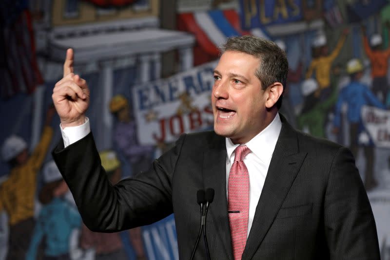 FILE PHOTO: Representative Tim Ryan speaks at NABTU legislative conference in Washington