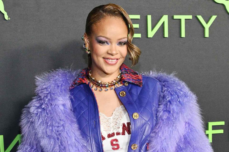 <p>Michael Buckner/Variety via Getty</p> Rihanna in Los Angeles in December 2023